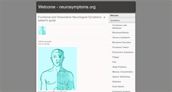 Desktop Screenshot of neurosymptoms.org